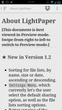 Scrivi e Anteprima Markdown In Style With LightPaper [Android] lightpaper 03