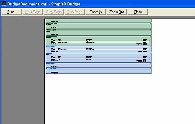 Budget SimpleD - Software gratuito Tracker budget (Windows) semplificato8