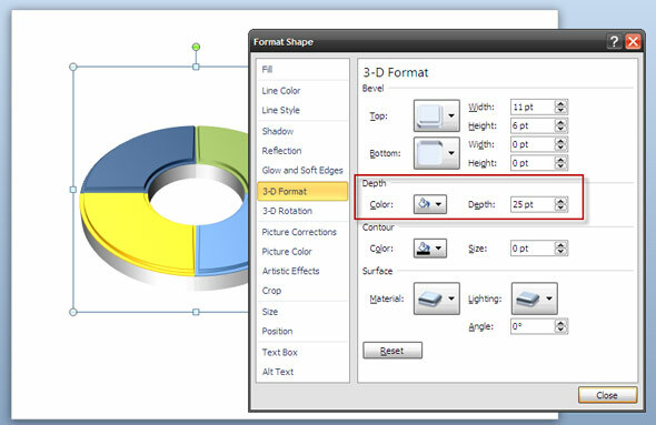 PowerPoint: Come creare un cerchio 3D per mostrare un processo ciclico ppt 3d circle09