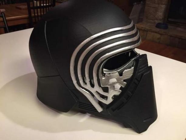 Maschera kylo ren di oggetti di scena 3D guerre stellari