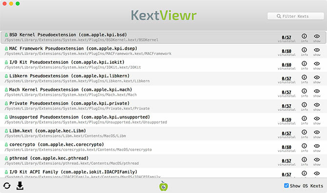 KextViewr per Mac