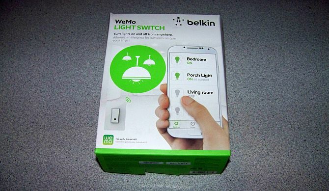 Il pacchetto Belkin WeMo in Box è ancora avvolto