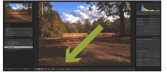 Valutazione delle foto in Lightroom