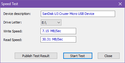 5 app per controllare la velocità della tua chiavetta USB in Windows test usb velocità della macchina usbdeview