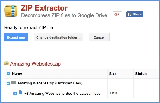 Come decomprimere i file ZIP in Google Drive senza scaricarli Prima decomprimere