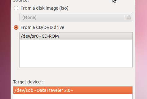 disco di installazione di windows usb