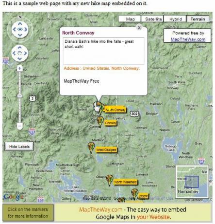 Mappatura di più posizioni sul tuo sito Web con MapTheWay mtw7