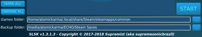 come eseguire il backup di Steam salvare i dati di gioco su Linux