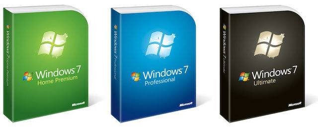 scatole di windows 7