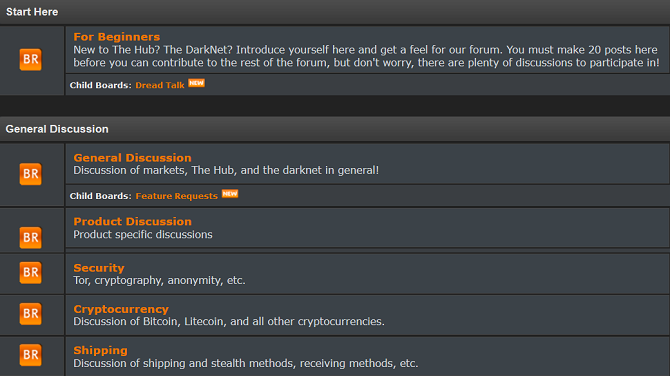 l'hub dark web