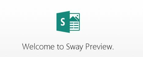 Email di anteprima di Microsoft Sway