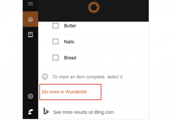 cortana autorizza wunderlist a fare di più