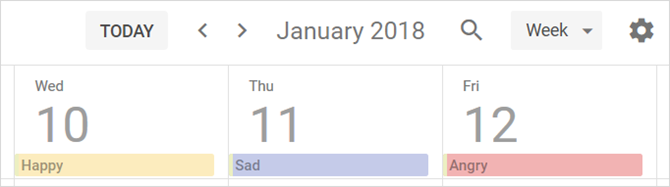 diario personale di Google Calendar