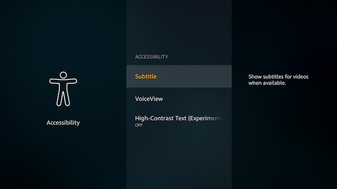 Come utilizzare Amazon Fire TV Stick: come abilitare le opzioni di accessibilità su Fire TV