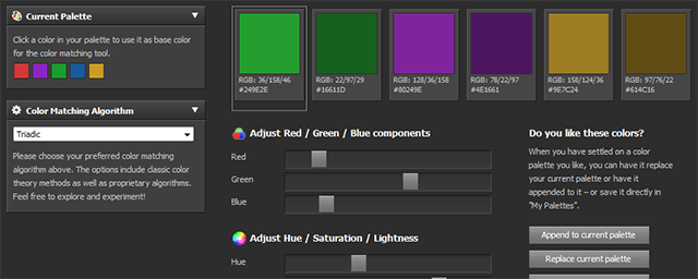 schema di colori-tools-colorexplorer