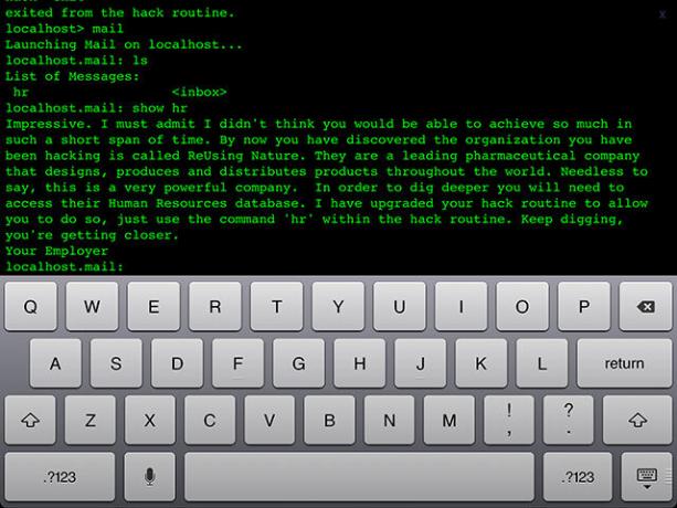 Hack RUN: fingi di essere un hacker in questo gioco di avventura di testo hackrun mail