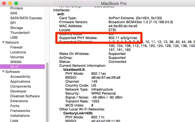 supportate-wireless-standard