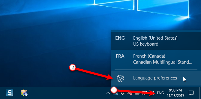 come cambiare la lingua di sistema in Windows 10