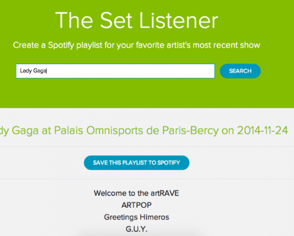 5 strumenti Spotify per darti setlistener a dondolo e rotolamento