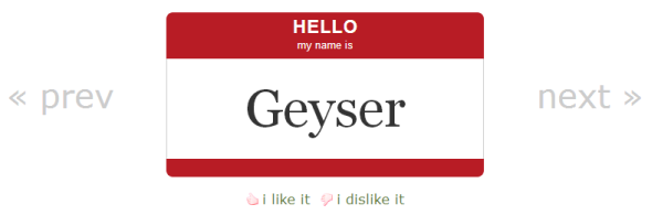 geyser