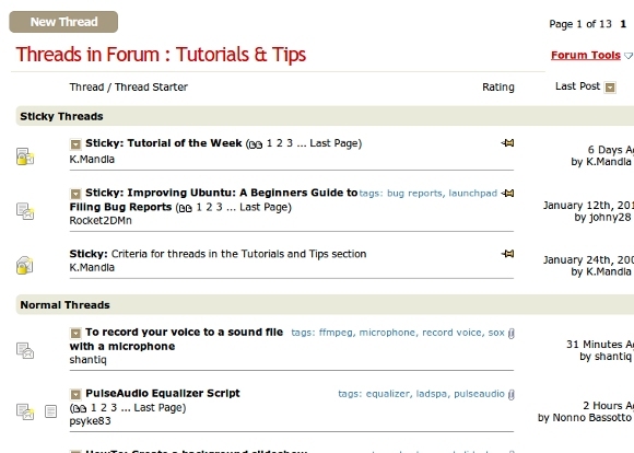 6 siti utili per apprendere nuovi forum su Ubuntu Tweaks & Tricks