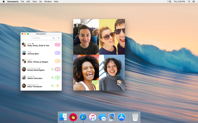 App Houseparty su Mac