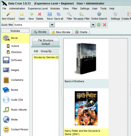 Utilizza Data Crow per organizzare e gestire tutte le tue informazioni [Windows] datacrow8