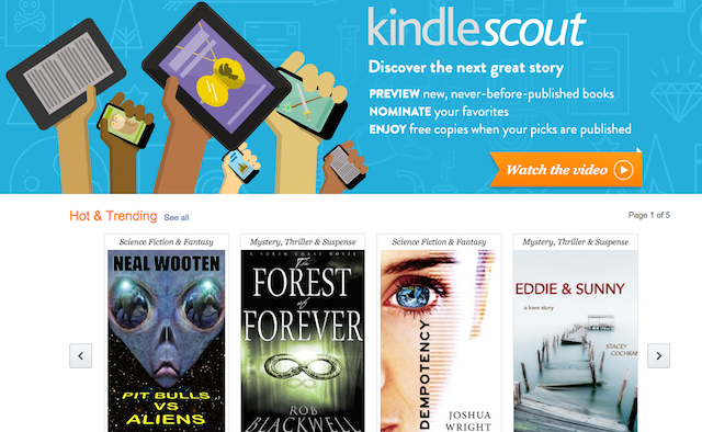 Kindle-Scout-pagina di destinazione