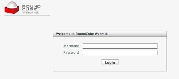 Roundcube-login