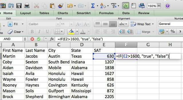 sintassi excel-if