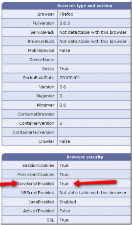 abilitare javascript nel browser