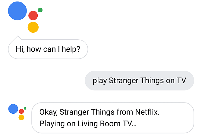 Google Assistant Play in TV