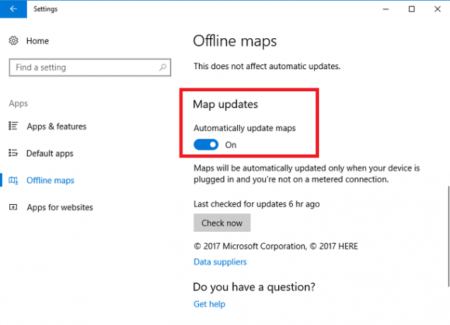 mappe impostazioni aggiornamento offline Windows 10