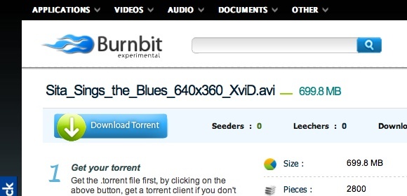 crea un file torrent