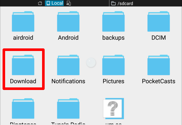 es file explorer