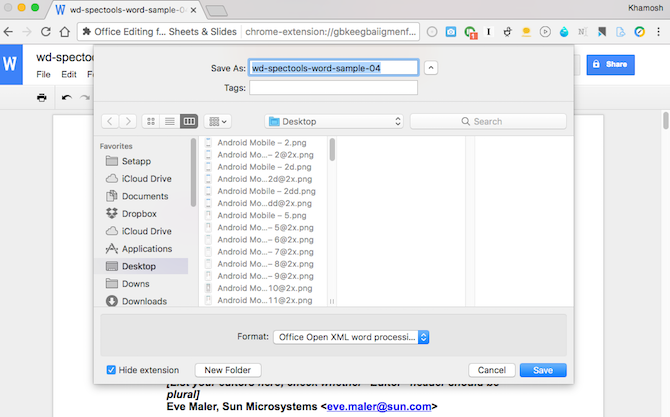 documenti per ufficio aperti in cromo 4