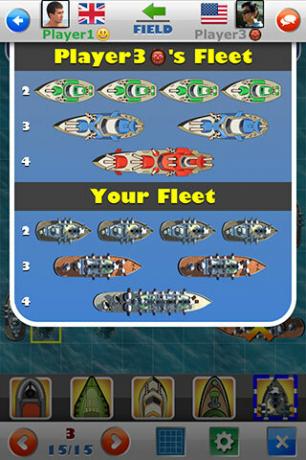 Naval Warfare Multi-Shot per iOS è Battleships per The Mobile Generation nw iphone3