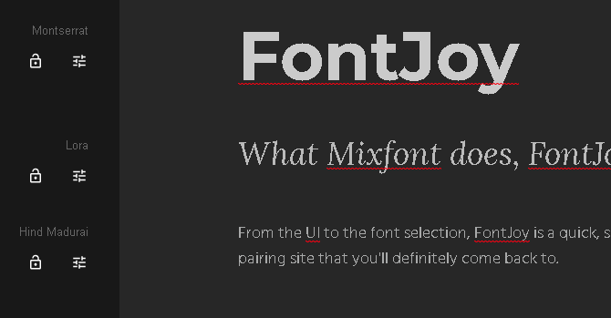 esempio di fontjoy