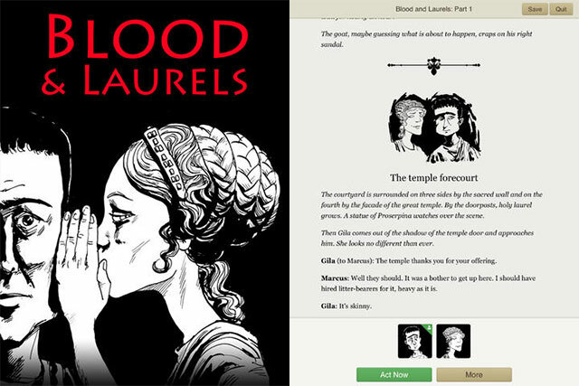 Ami la narrativa interattiva? Riempi il tuo iPad o iPhone con i Bloodlaurels di Text Adventures