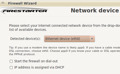 regole del firewall di rete