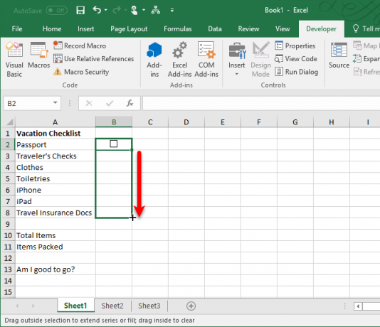 come creare una checklist in Excel come i professionisti