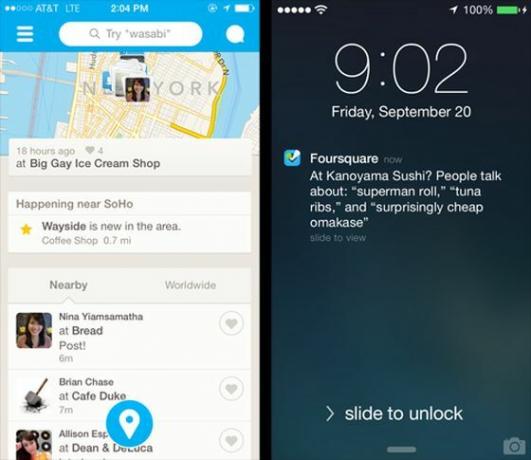 Real-Time Raccomandazioni Foursquare-Update-reinventa il--vicinanze-Amici