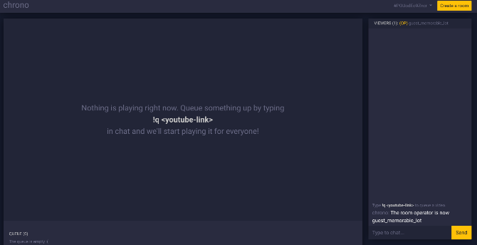 Chrono Tube è una chat anonima per condividere e guardare video di YouTube insieme