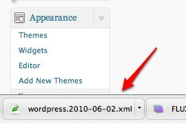 come spostare il blog di wordpress