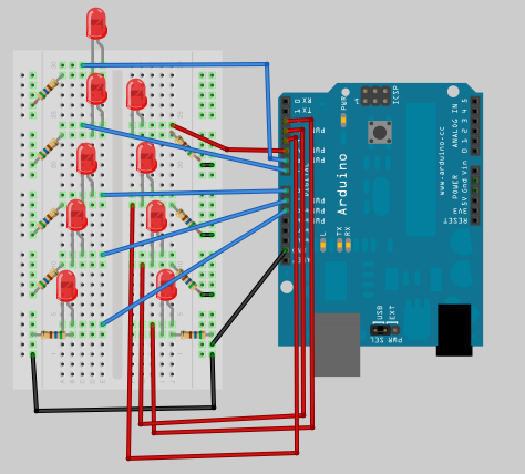 luci di natale di arduino