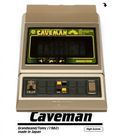 Pica Pic porta i classici giochi elettronici portatili sul Web pica pic caveman