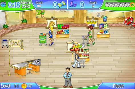 10 divertenti giochi di gestione del tempo impegnativi [iPhone e iTouch] 8 TM Supermarket Mgmt