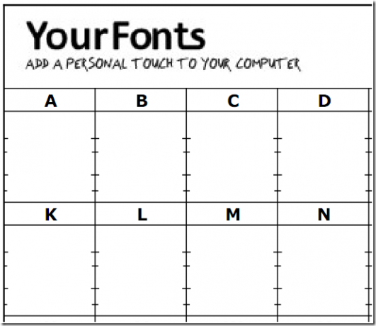 yourfontstemplateblank- crea firma digitale