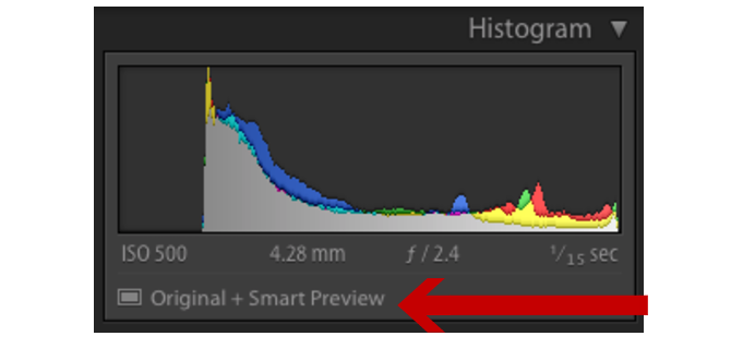 anteprima intelligente lightroom