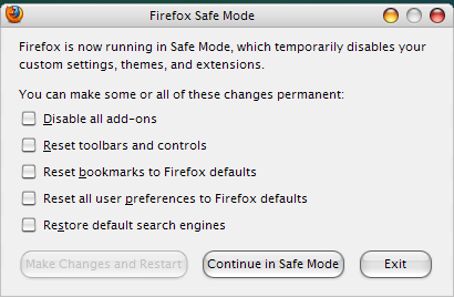 problemi di caricamento di Mozilla Firefox